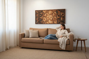 Prisma : Masif Ahşap Duvar Sanatı - Özel Tasarım Dekoratif Panel