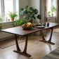 Zen Serisi Masif Ahşap Yemek Masası - Modern ve Minimalist Tasarım