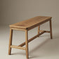 Nara Zanaatın En Saf Hali: Masif Meşe Minimalist Tasarım Bench