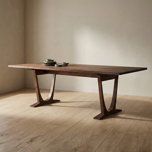 Zen Serisi Masif Ahşap Yemek Masası - Modern ve Minimalist Tasarım