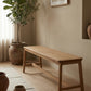 Nara Zanaatın En Saf Hali: Masif Meşe Minimalist Tasarım Bench