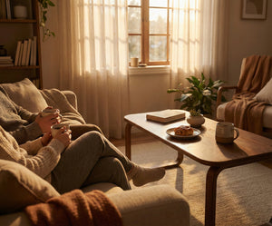 Masif Ahşap Modern Orta Sehpa - Özel Tasarım Kavisli Ayaklar